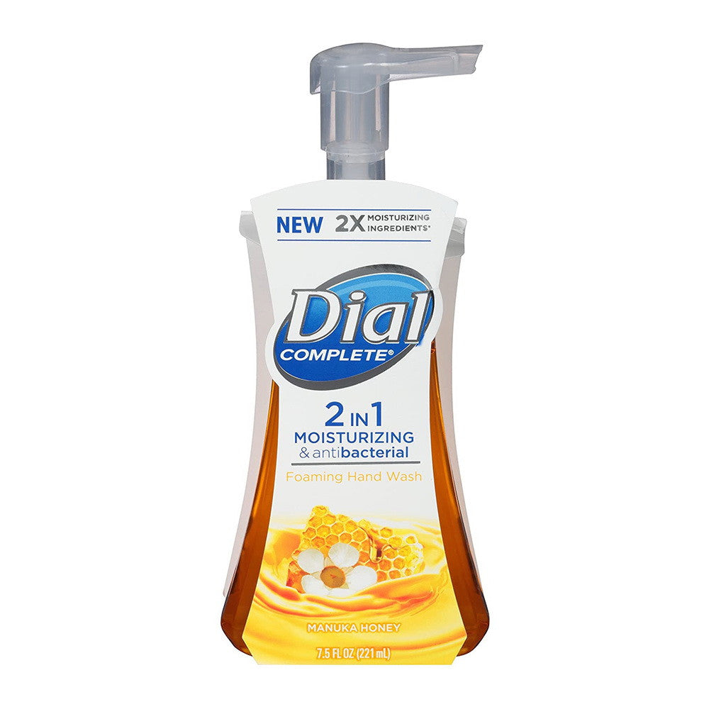 Dial Complete 2 In 1 Moisturizing and Antibacterial Foaming Hand Wash, 7.5 Oz